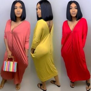 Pink Dress 3/4 sleeve